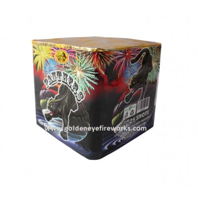 Kembang Api Panther Cake 0.8 Inch 25 Shots - GE0825A-N